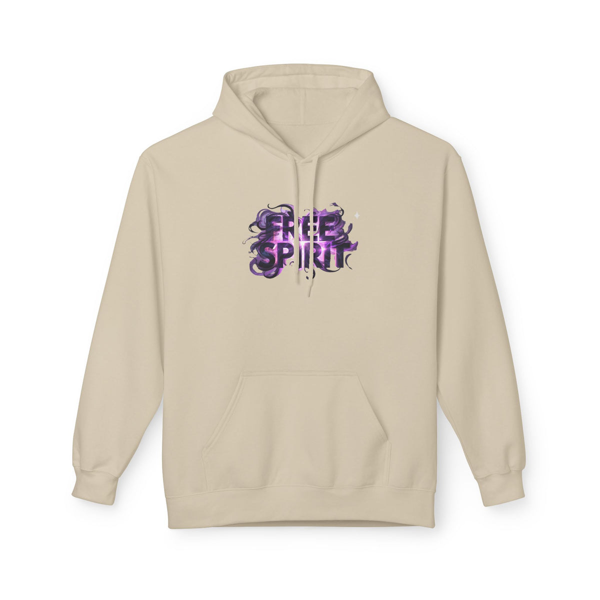 Free Spirit Hoodie — Purple Galaxy Wing Graphic Pullover