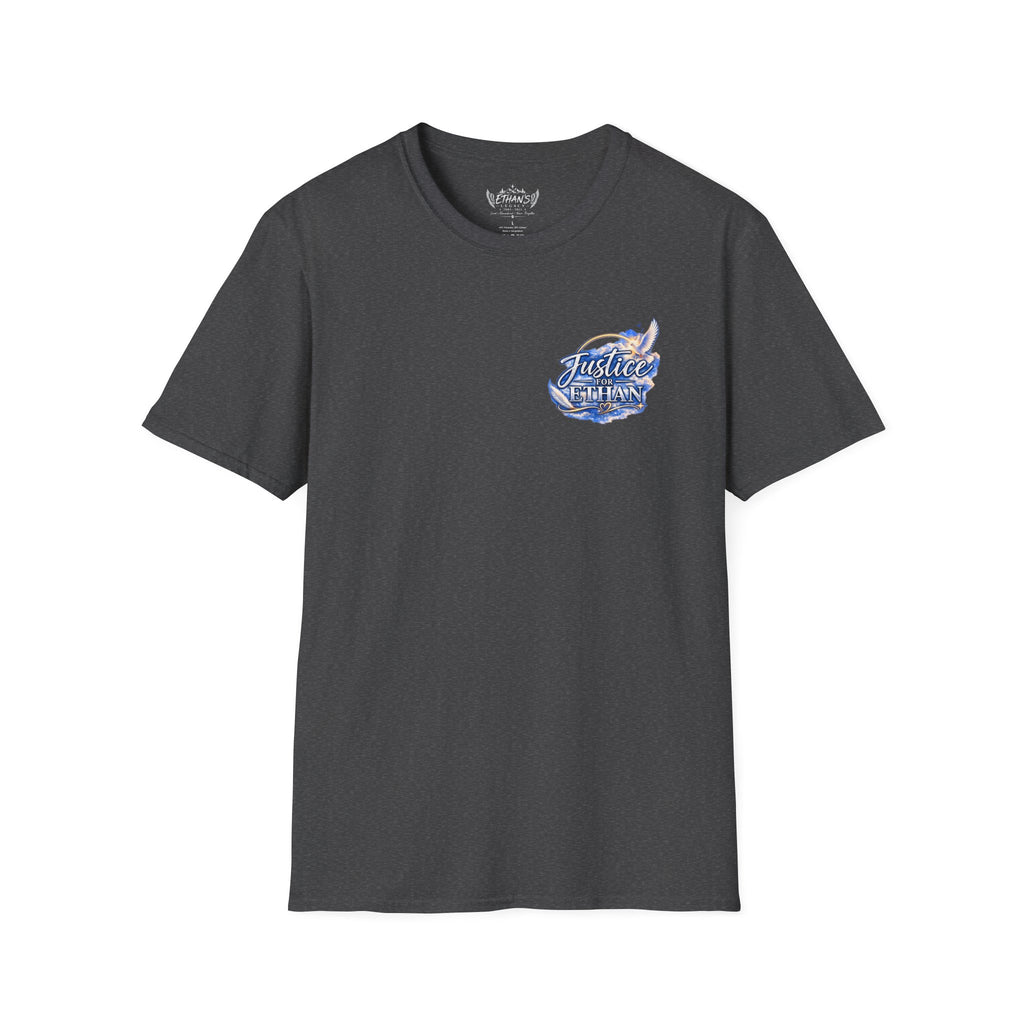 T-Shirt — "Justice for Ethan" " Your story still matters" Memorial Tee ( Angel Wing Edition)