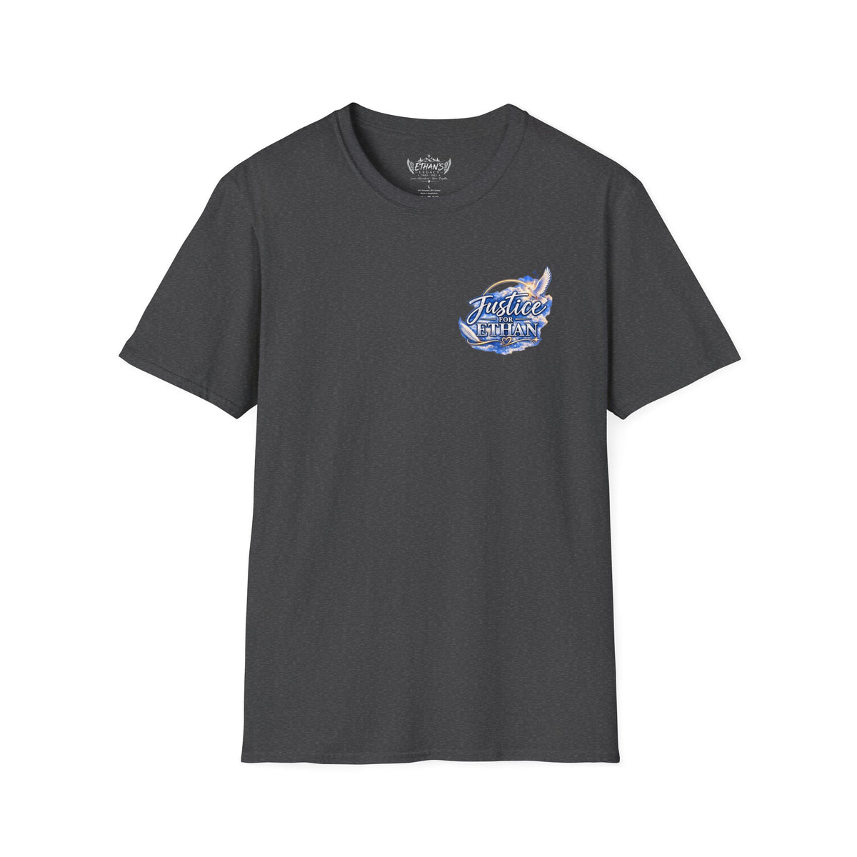 T-Shirt — "Justice for Ethan" " Your story still matters" Memorial Tee ( Angel Wing Edition)