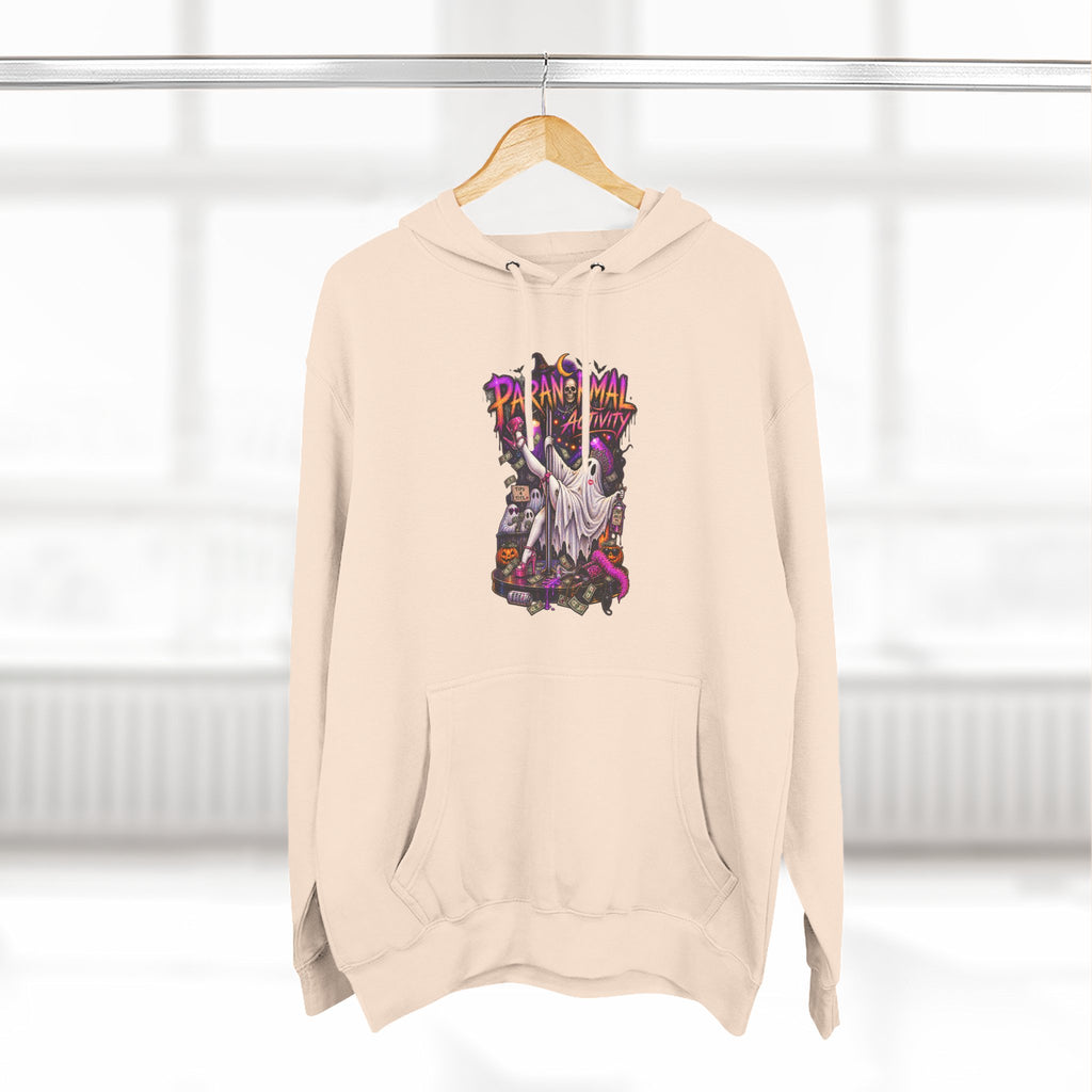 Paranormal Activity Ghost Pole Dancing — Retro Halloween Graphic Pullover