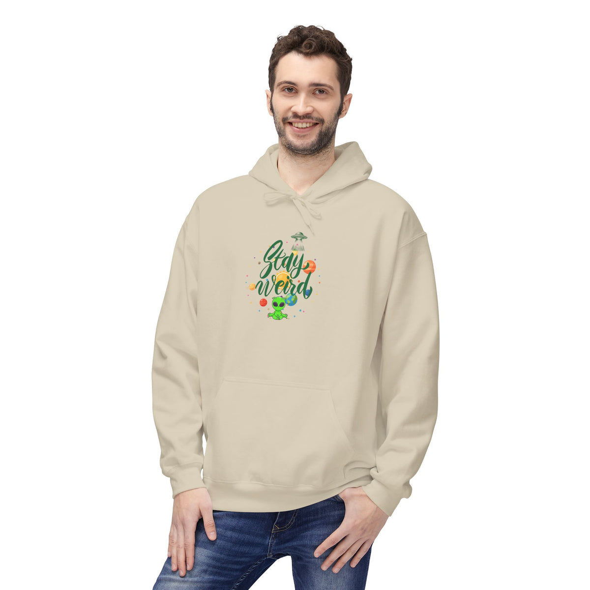 Stay weird Classic Alien Hoodie