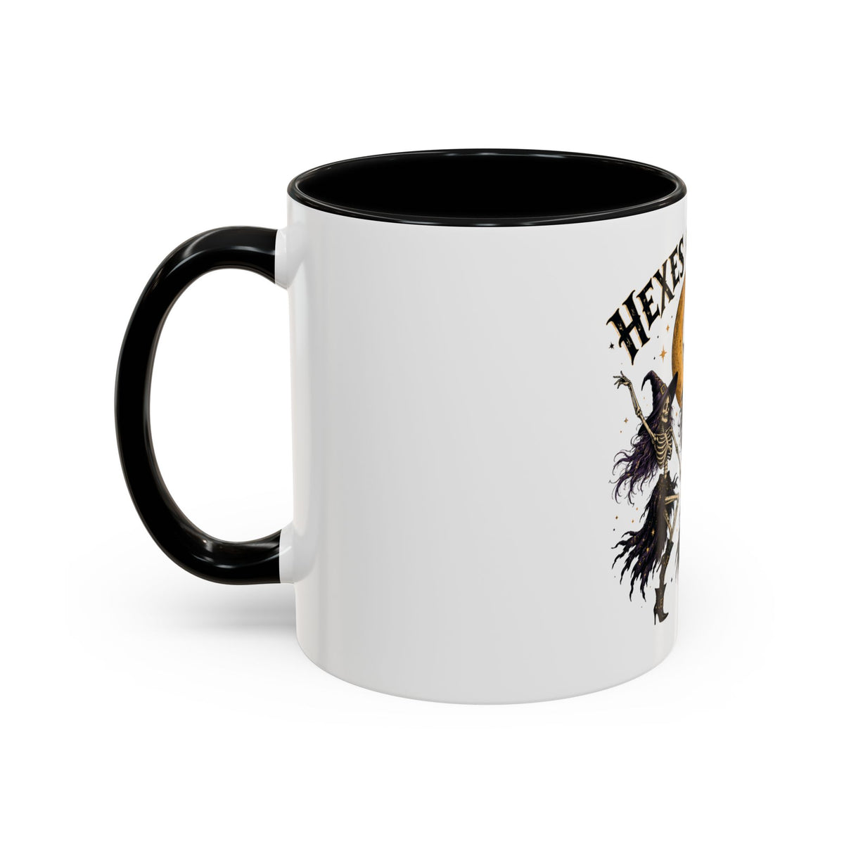 Hexes on My Ex's Witch Coffee Mug — Funny Halloween Accent Mug (11/15oz)