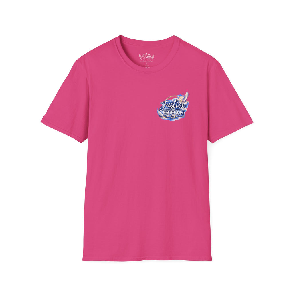 T-Shirt — "Justice for Ethan" " Your story still matters" Memorial Tee ( Angel Wing Edition)