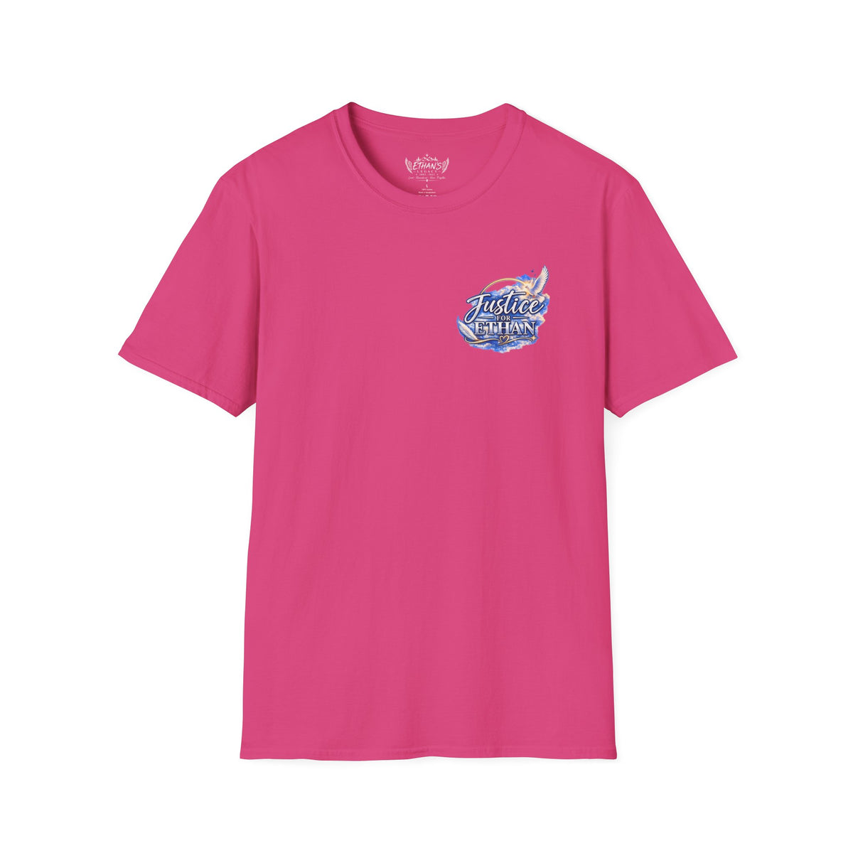 T-Shirt — "Justice for Ethan" " Your story still matters" Memorial Tee ( Angel Wing Edition)