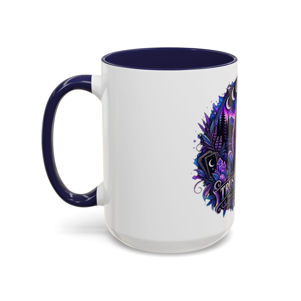 Mystic Moon Coffee Mug — "Trust the Signs" Night Sky Design