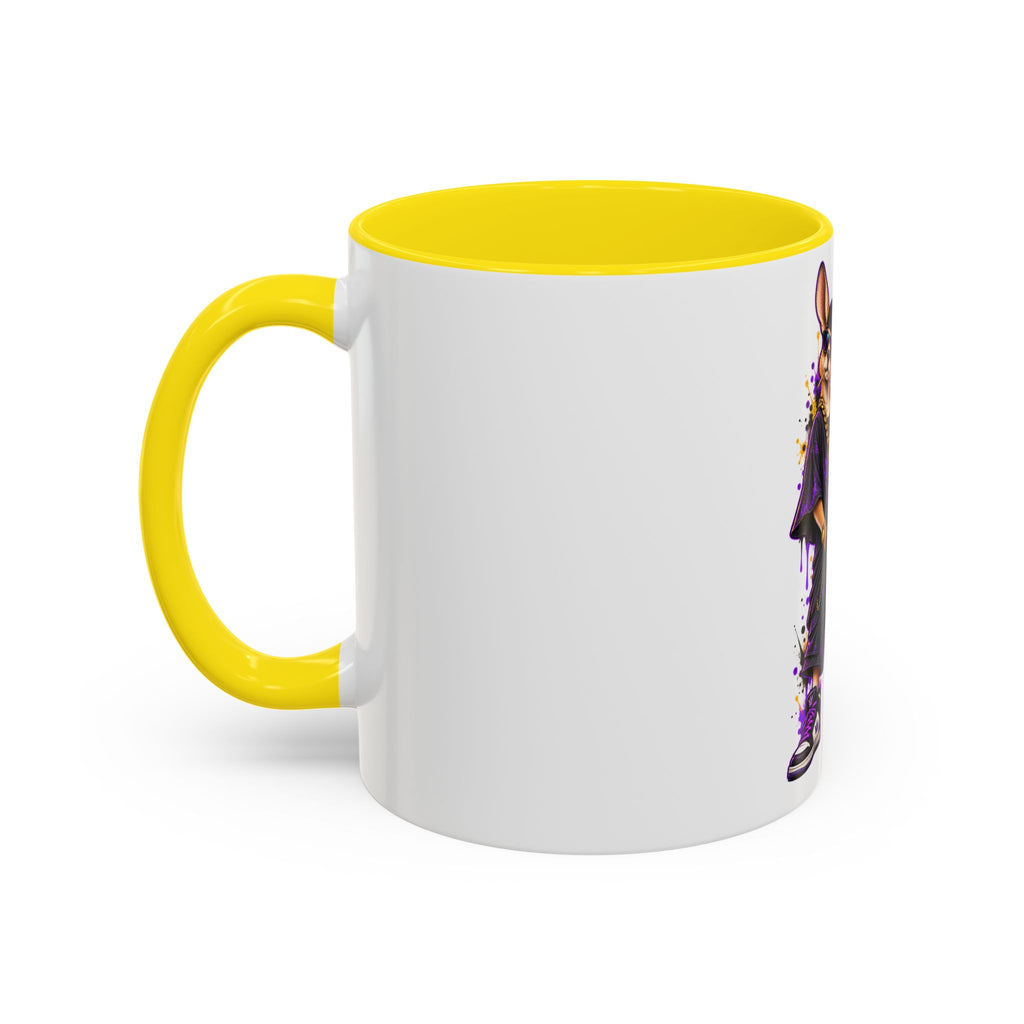 Kangaroo Streetwear Coffee Mug — "FAFO I Have Time" Accent Mug