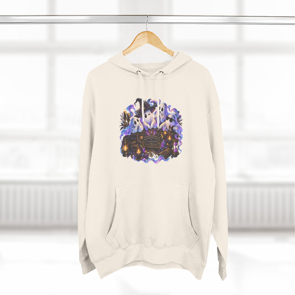 Funny Ghosts with Spirit Board Hoodie — Halloween Ghosts & Haunted Night Pullover