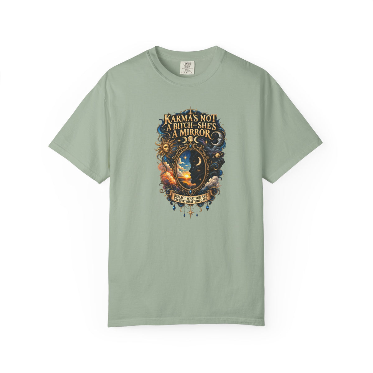 Karma's not a Bitch she's a Mirror- Mystic Tarot Graphic Tee