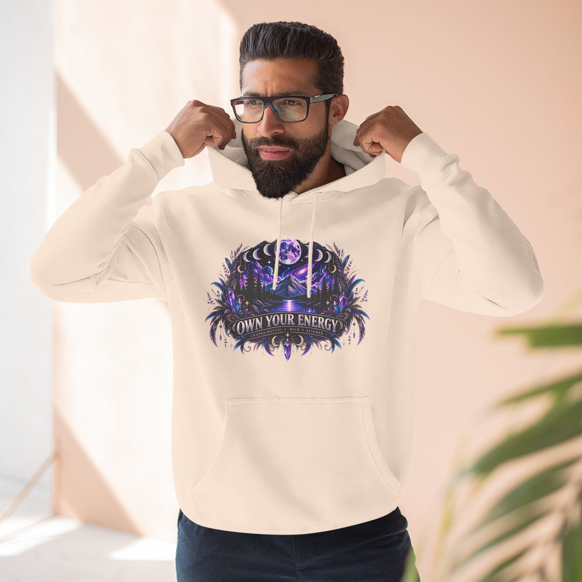 Own Your Energy Hoodie — Cosmic Motivational Pullover