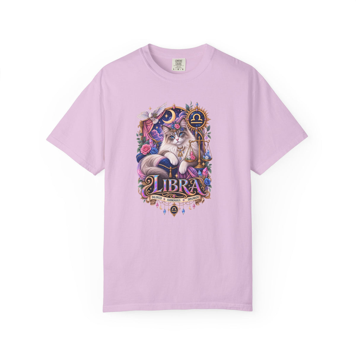 Libra Zodiac T-Shirt — Persian Celestial Scale Astrology Tee