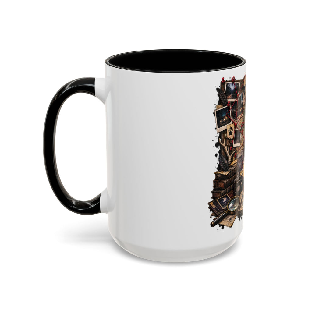 Conspiracy Board Coffee Mug — Detective Mystery Map Design (11/15oz)