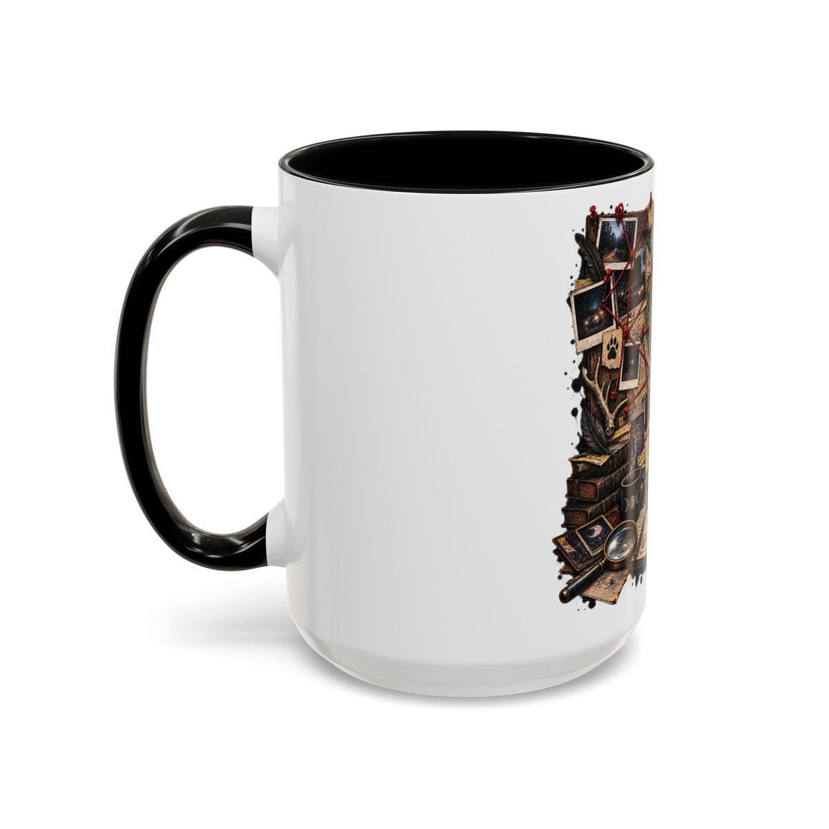 Conspiracy Board Coffee Mug — Detective Mystery Map Design (11/15oz)