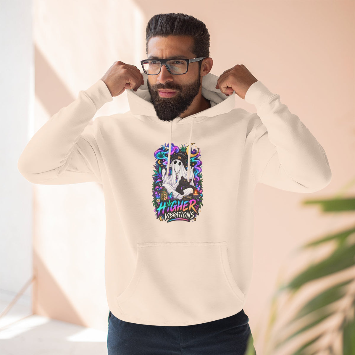 Higher Vibrations Ghost Hoodie
