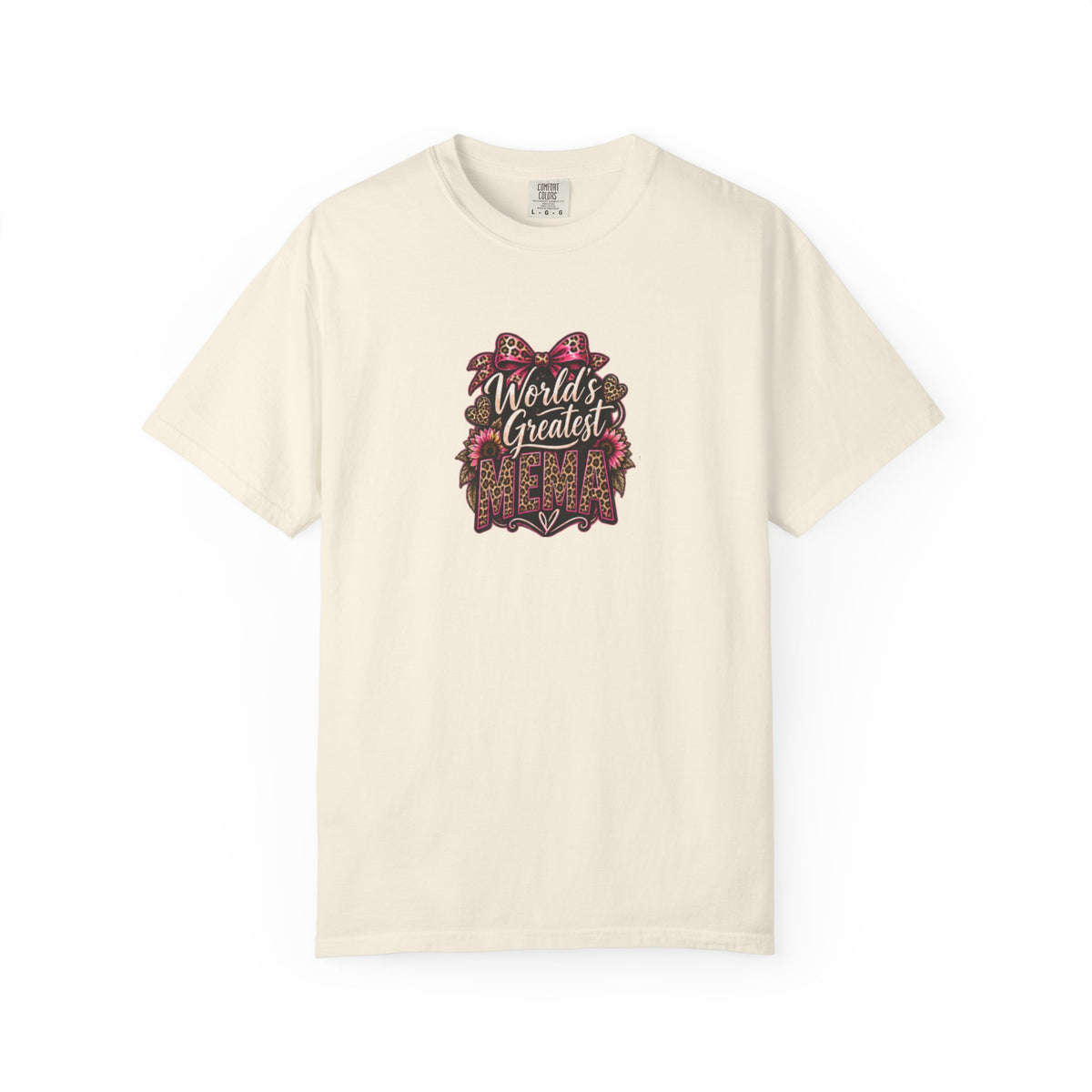 T-Shirt — "World's Greatest Mama" Floral Graphic Tee