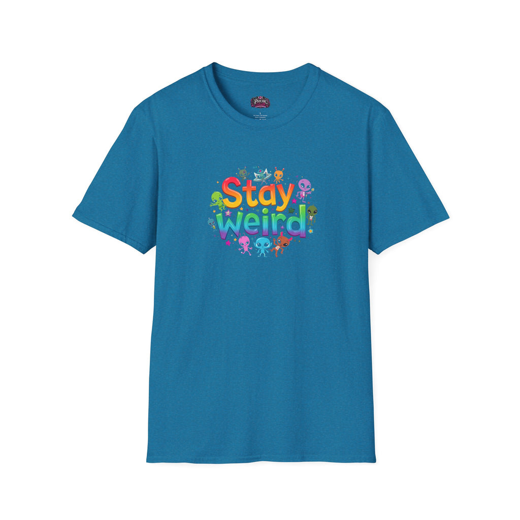 Stay Weird T-Shirt — Colorful Cute Alien Graphic Tee