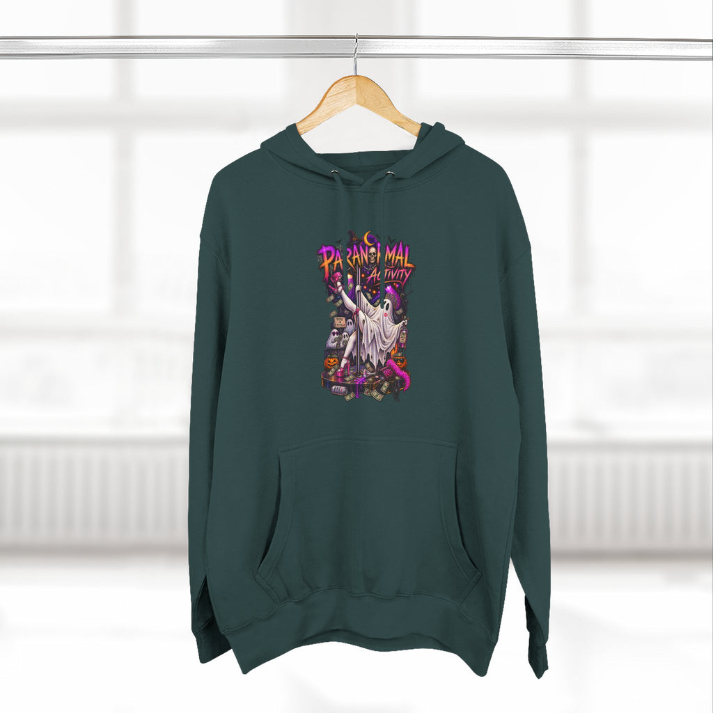 Paranormal Activity Ghost Pole Dancing — Retro Halloween Graphic Pullover