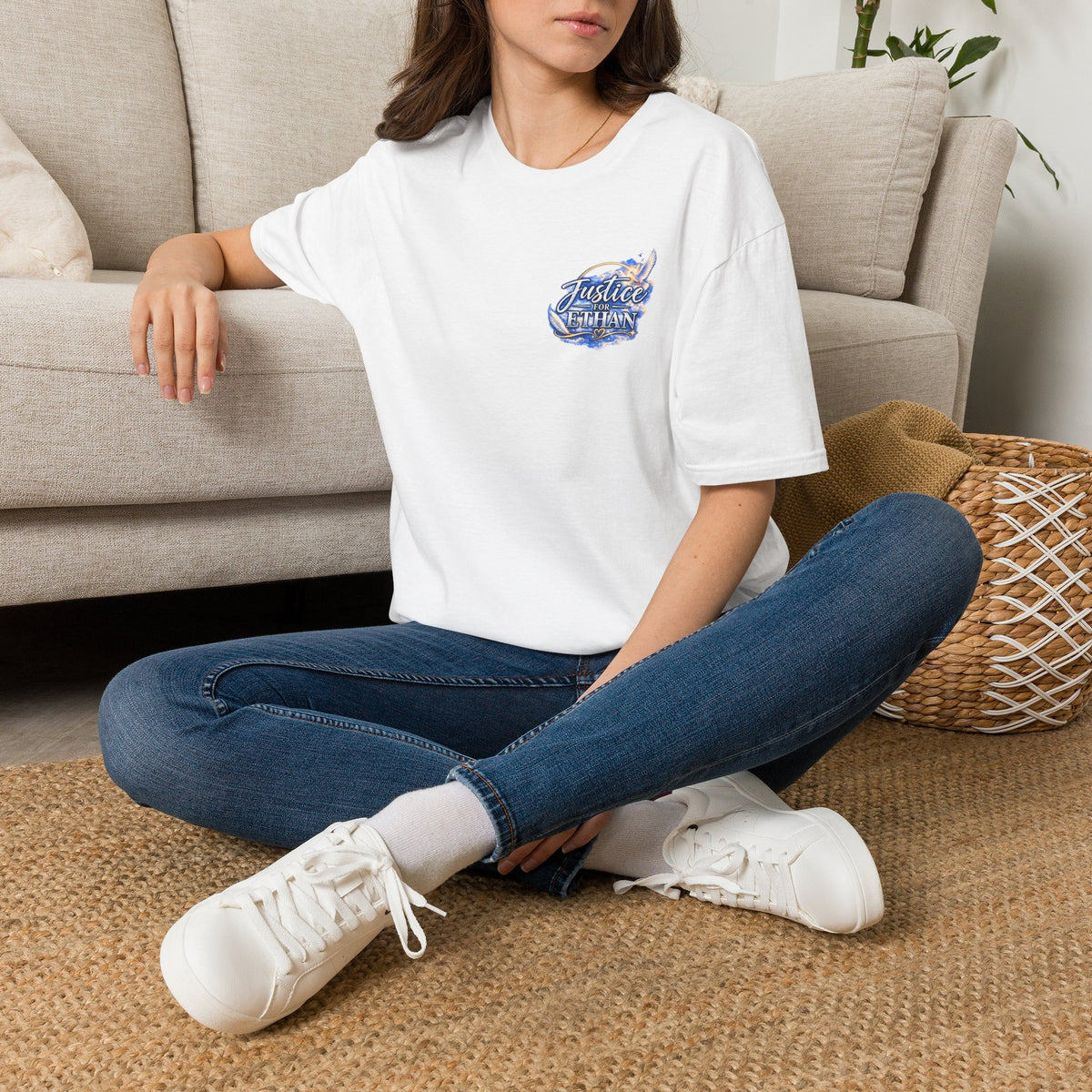 T-Shirt — "Justice for Ethan" " Your story still matters" Memorial Tee ( Angel Wing Edition)
