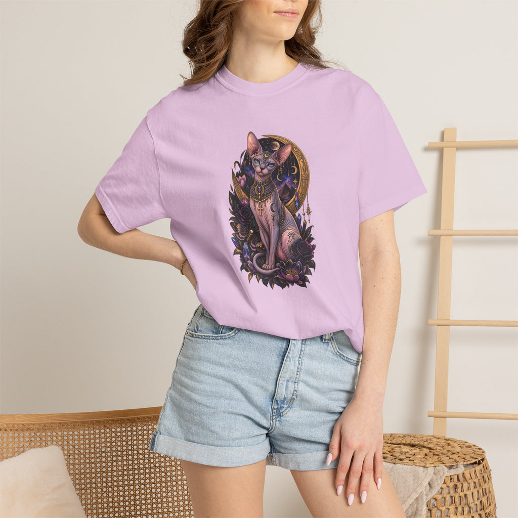 Egyptian Sphynx Moon cat Graphic T-Shirt