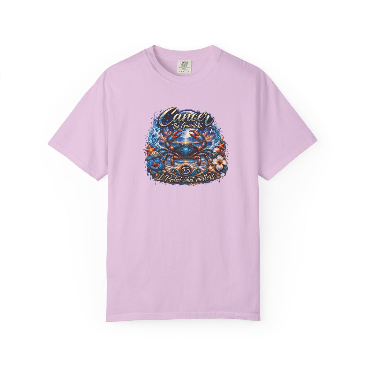Cancer The Guardian Zodiac Tee- Born Devoted