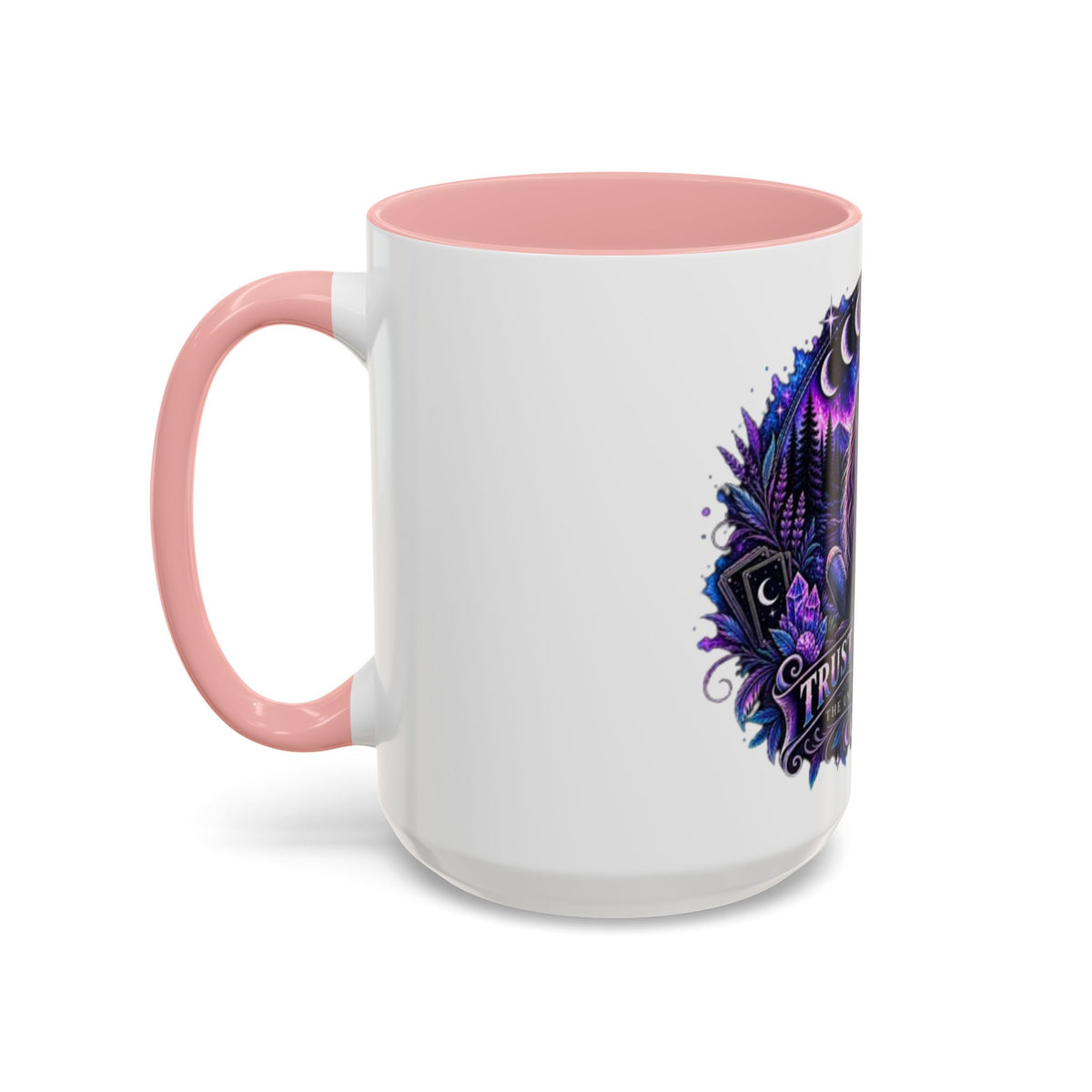 Mystic Moon Coffee Mug — "Trust the Signs" Night Sky Design
