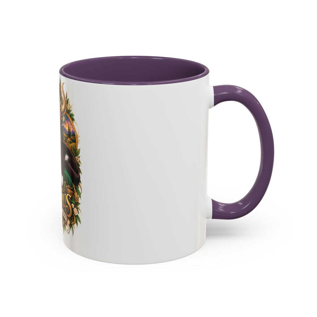 Taurus Tuxedo Cat Coffee Mug — Zodiac Astrology Gift (11/15 oz)