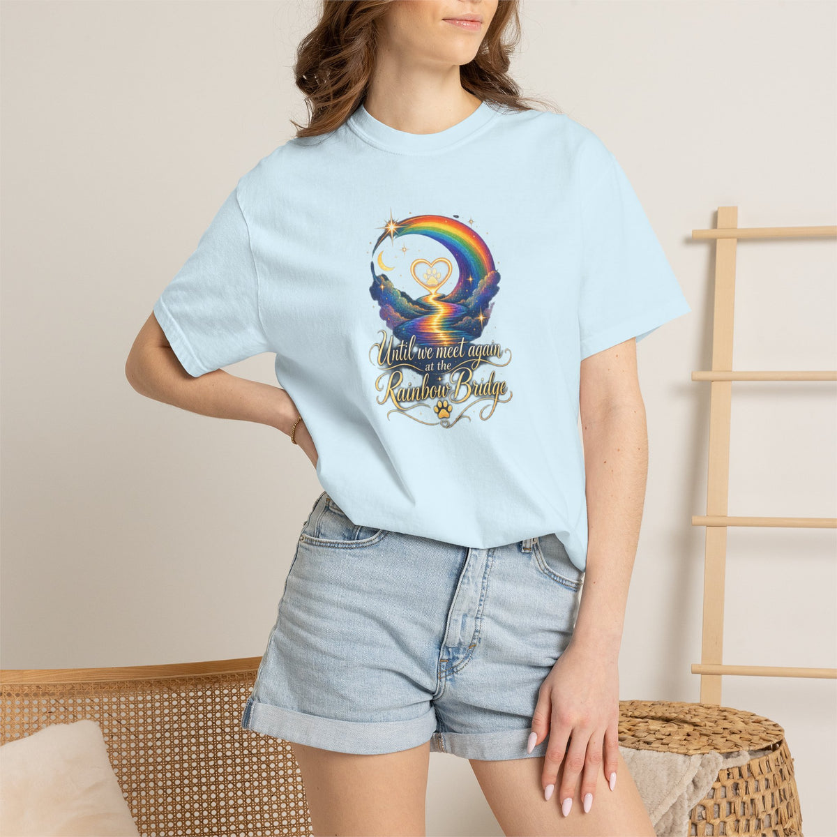 Until we meet again- Rainbow Bridge Memorial tee