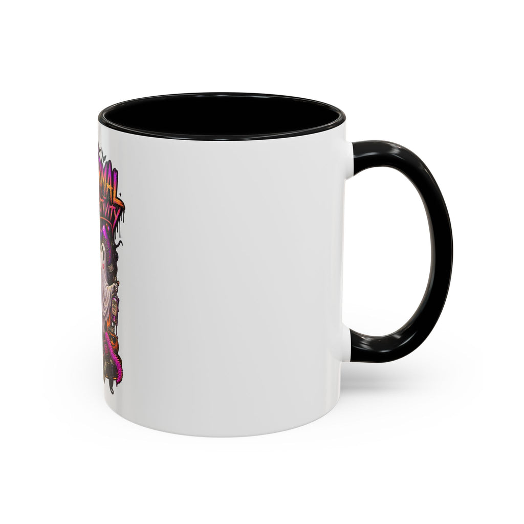 Coffee Mug — 'Paranormal Activity' Ghost Pole Dancing Halloween Accent Mug (11/15oz)