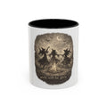 Witch Circle Coffee Mug — "Girls Will Be Girls" Vintage Halloween Accent Mug