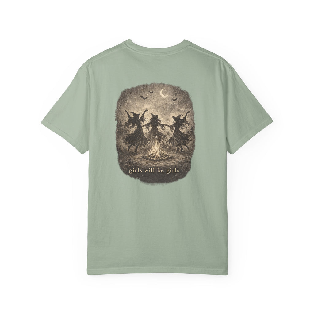 Witch Sisters T-Shirt — "Girls Will Be Girls" Graphic Tee