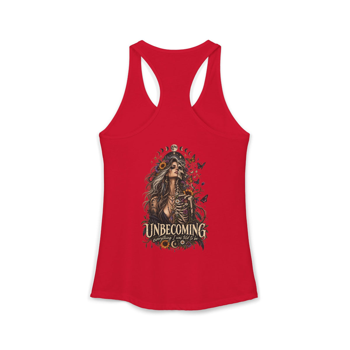 Unbecoming Woman Skeleton Gothic Tank