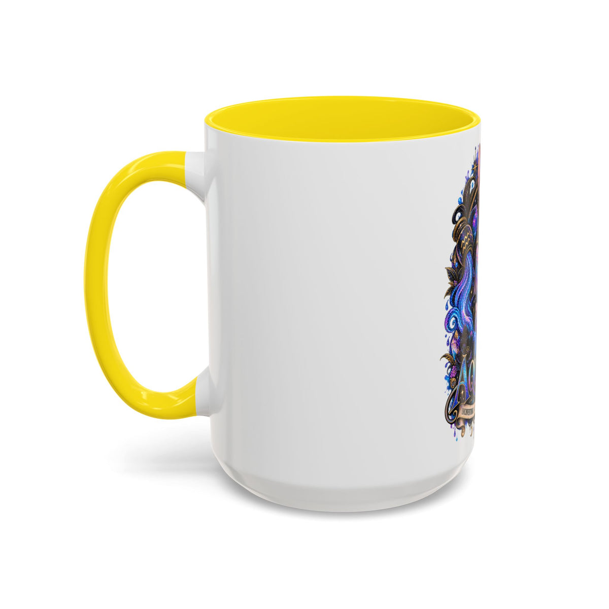 Aquarius Zodiac Cat Coffee Mug — Sphynx Astrology 11/15oz Accent Mug