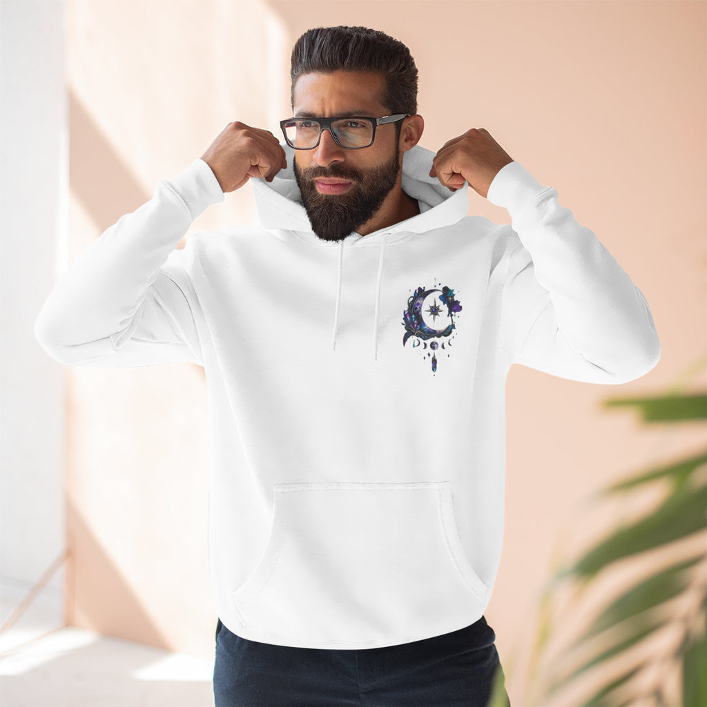 Mystic Moon Hoodie — "Trust the Signs" Celestial Fleece Pullover