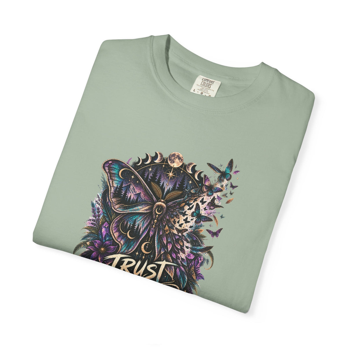 Moth Trust what You feel Empowerment Tee — Mystical Tee