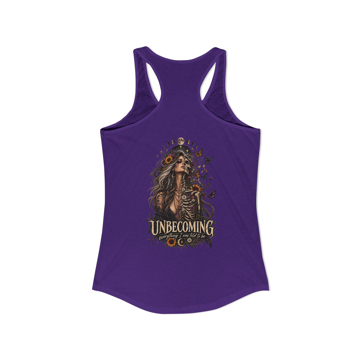 Unbecoming Woman Skeleton Gothic Tank