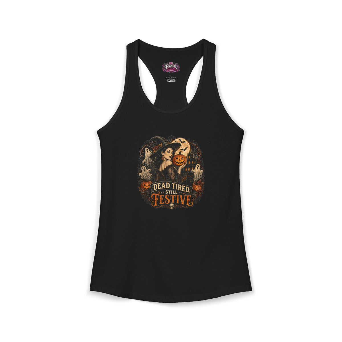 Dead Tired Humor Halloween Tank