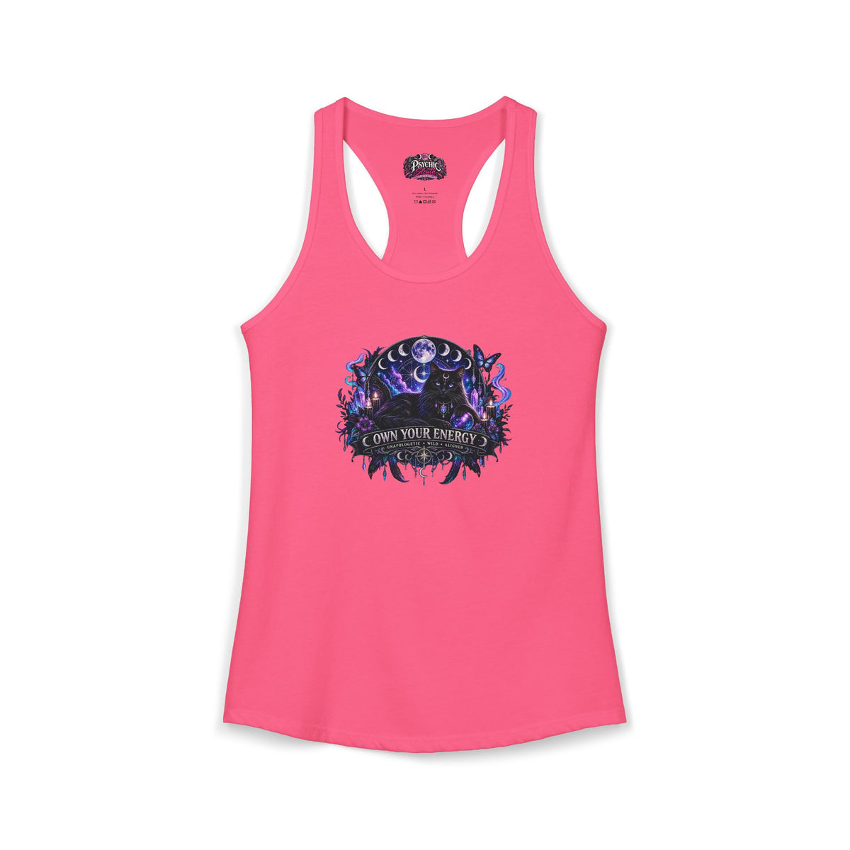 Own your Energy Majestic Black Cat Tank