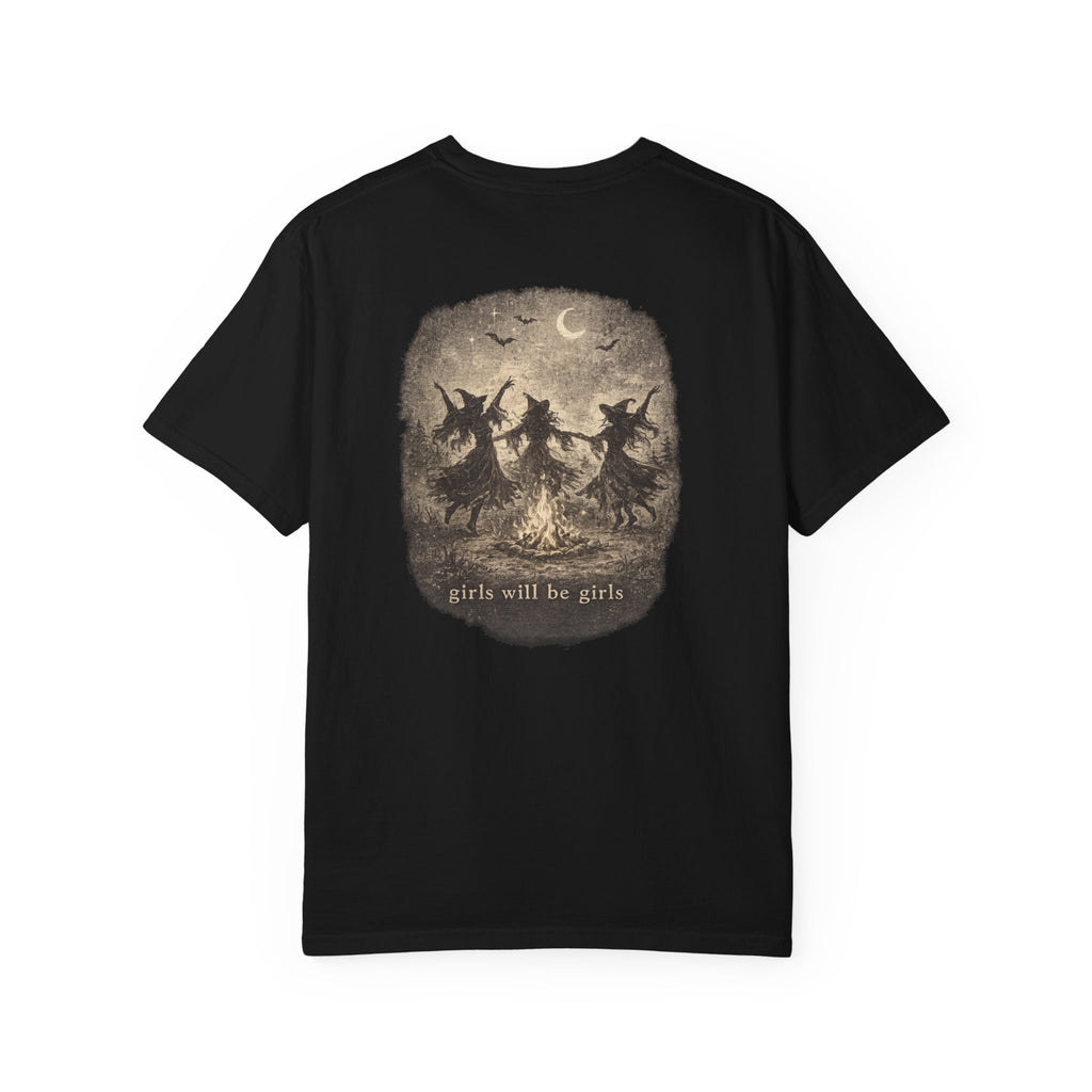 Witch Sisters T-Shirt — "Girls Will Be Girls" Graphic Tee