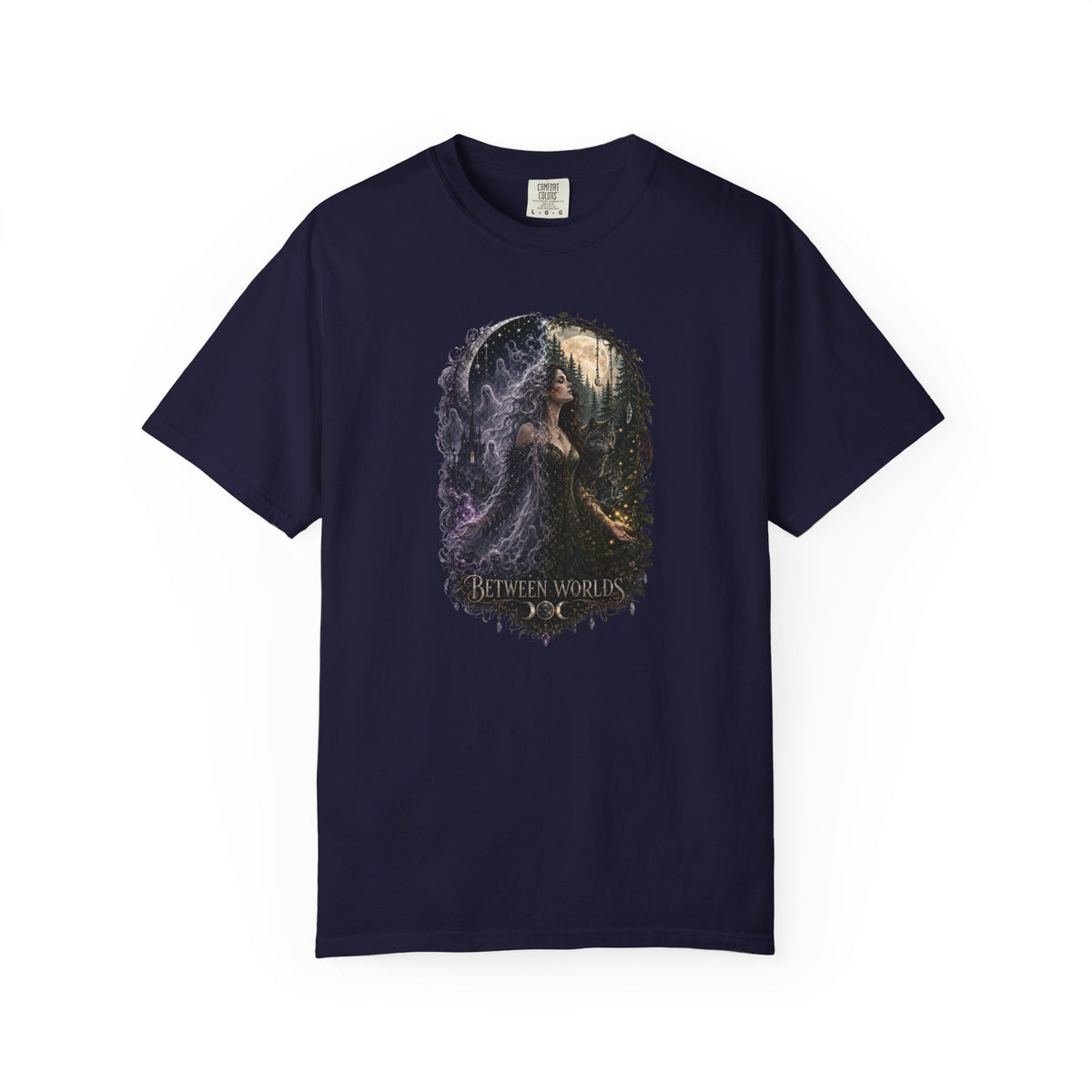 Fantasy Forest T-Shirt — "Between Worlds" Witchy Art Tee