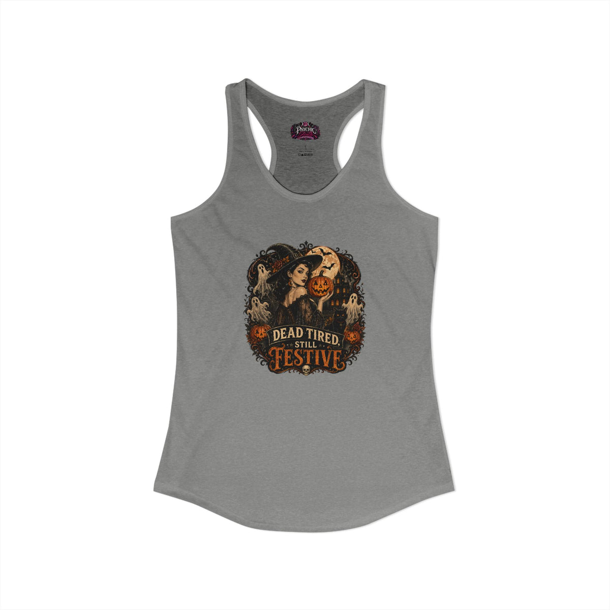 Dead Tired Humor Halloween Tank