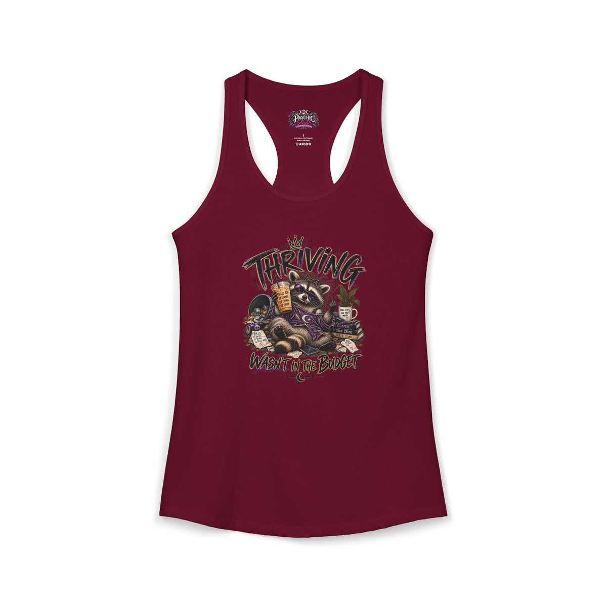 Thriving Humor Raccoon Tank