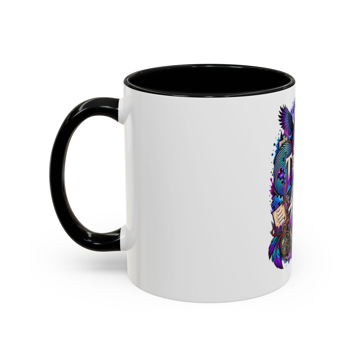 Truth Leaves a Trail Coffee Mug — Mystery Detective Noir Design (11/15 oz)