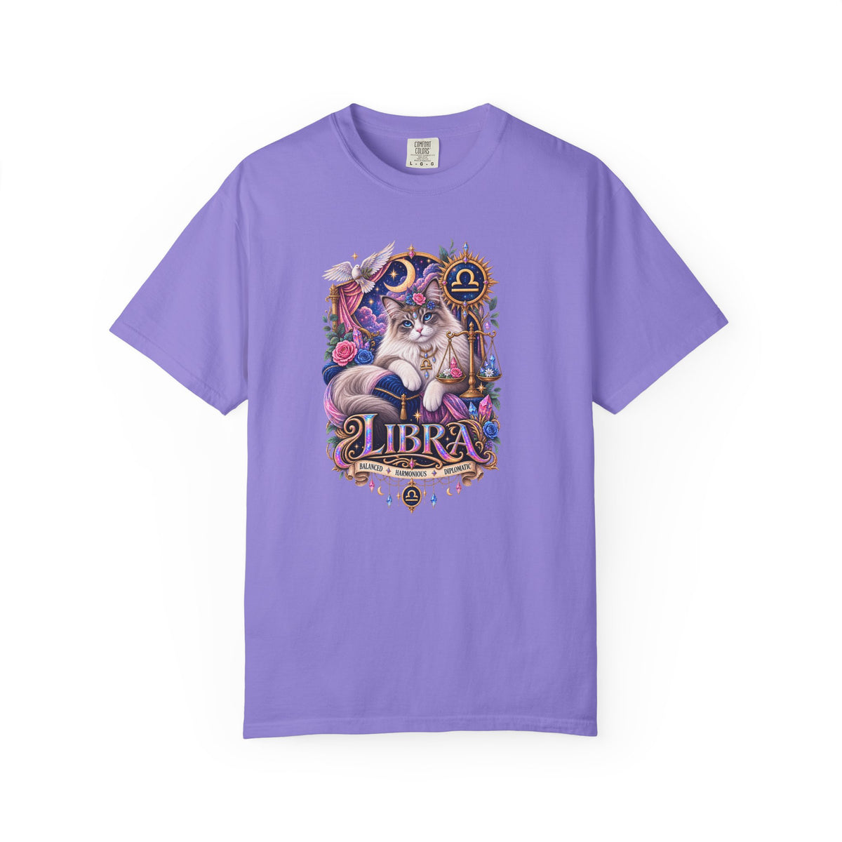 Libra Zodiac T-Shirt — Persian Celestial Scale Astrology Tee