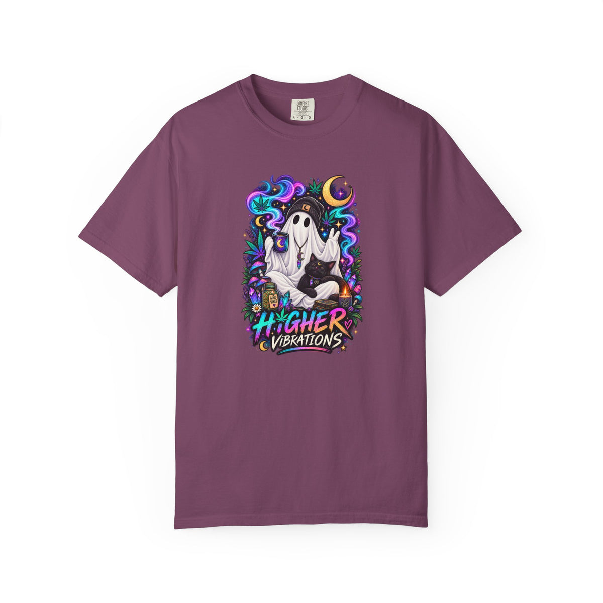 Higher Vibrations Ghost Graphic T-Shirt