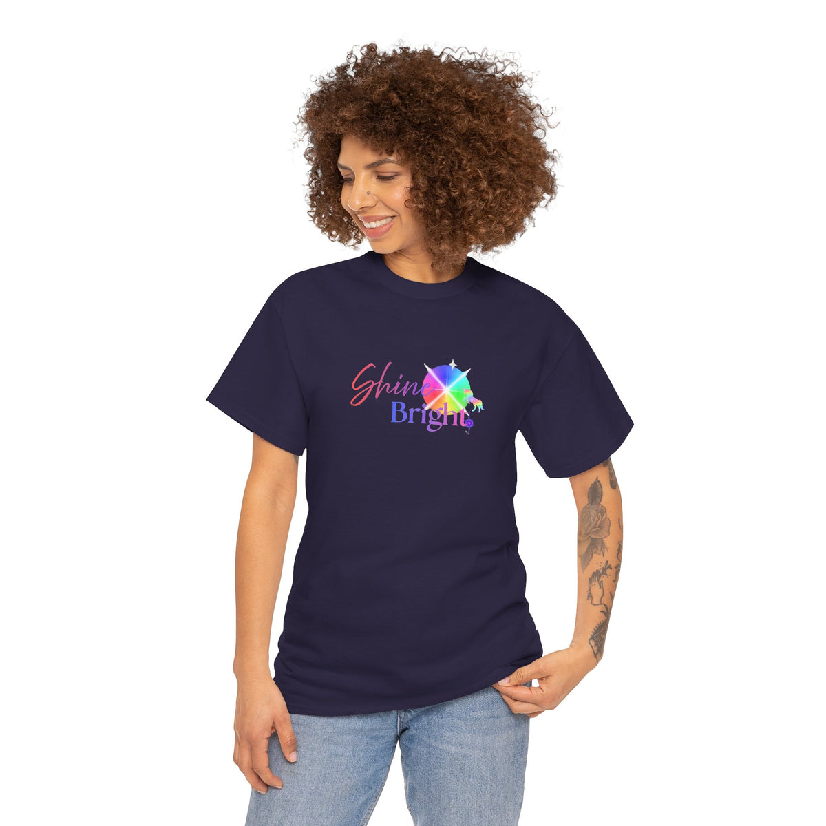 Shine Bright Pastel Graphic Tee