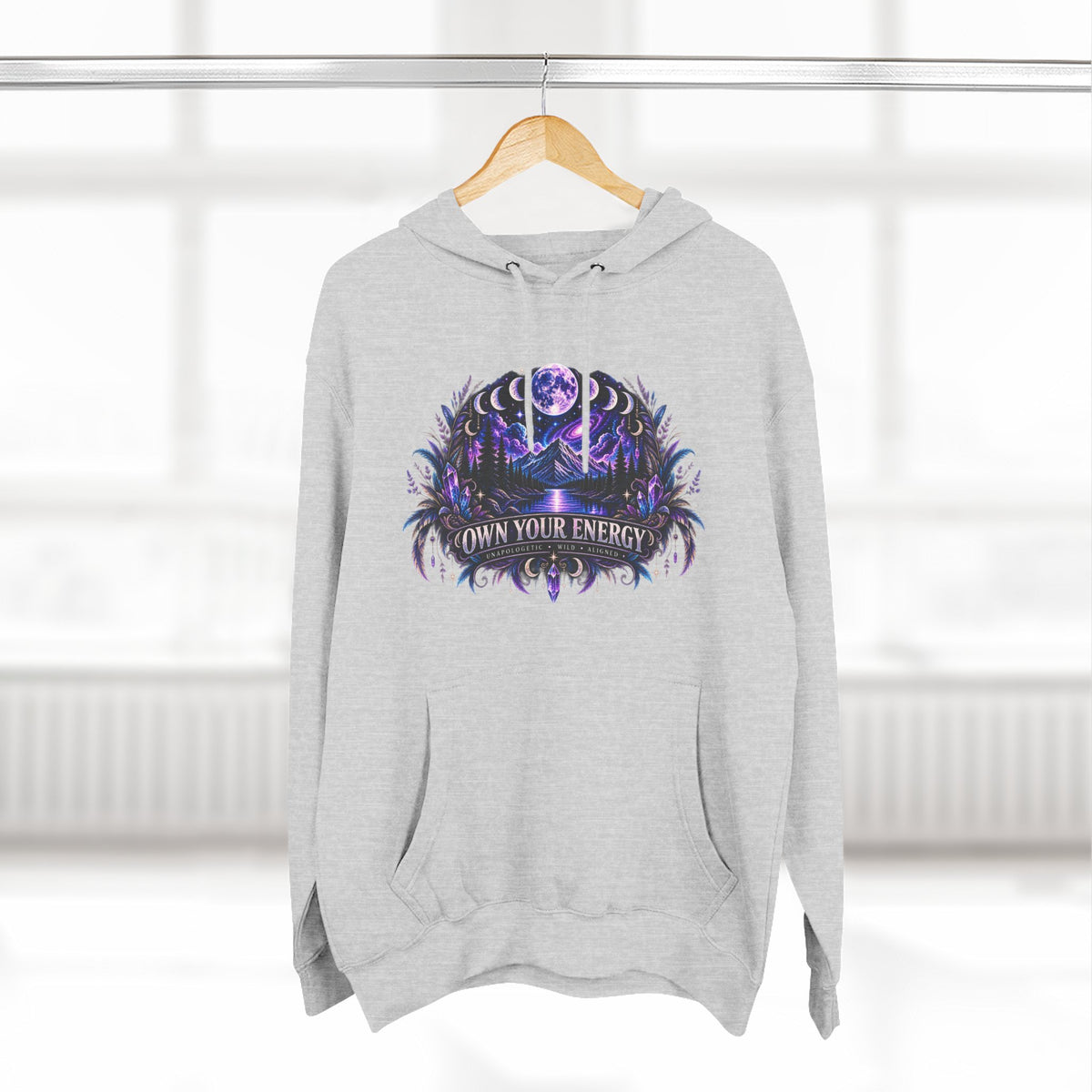 Own Your Energy Hoodie — Cosmic Motivational Pullover
