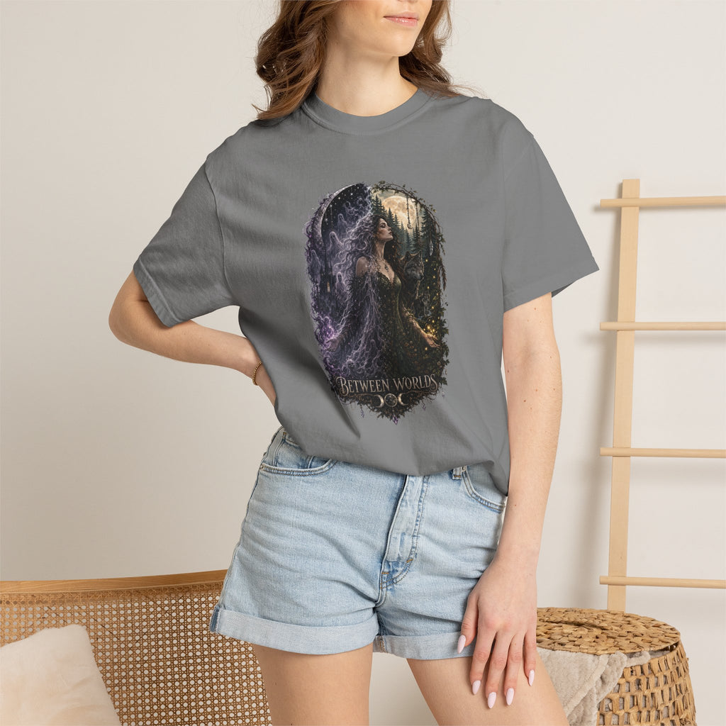 Fantasy Forest T-Shirt — "Between Worlds" Witchy Art Tee