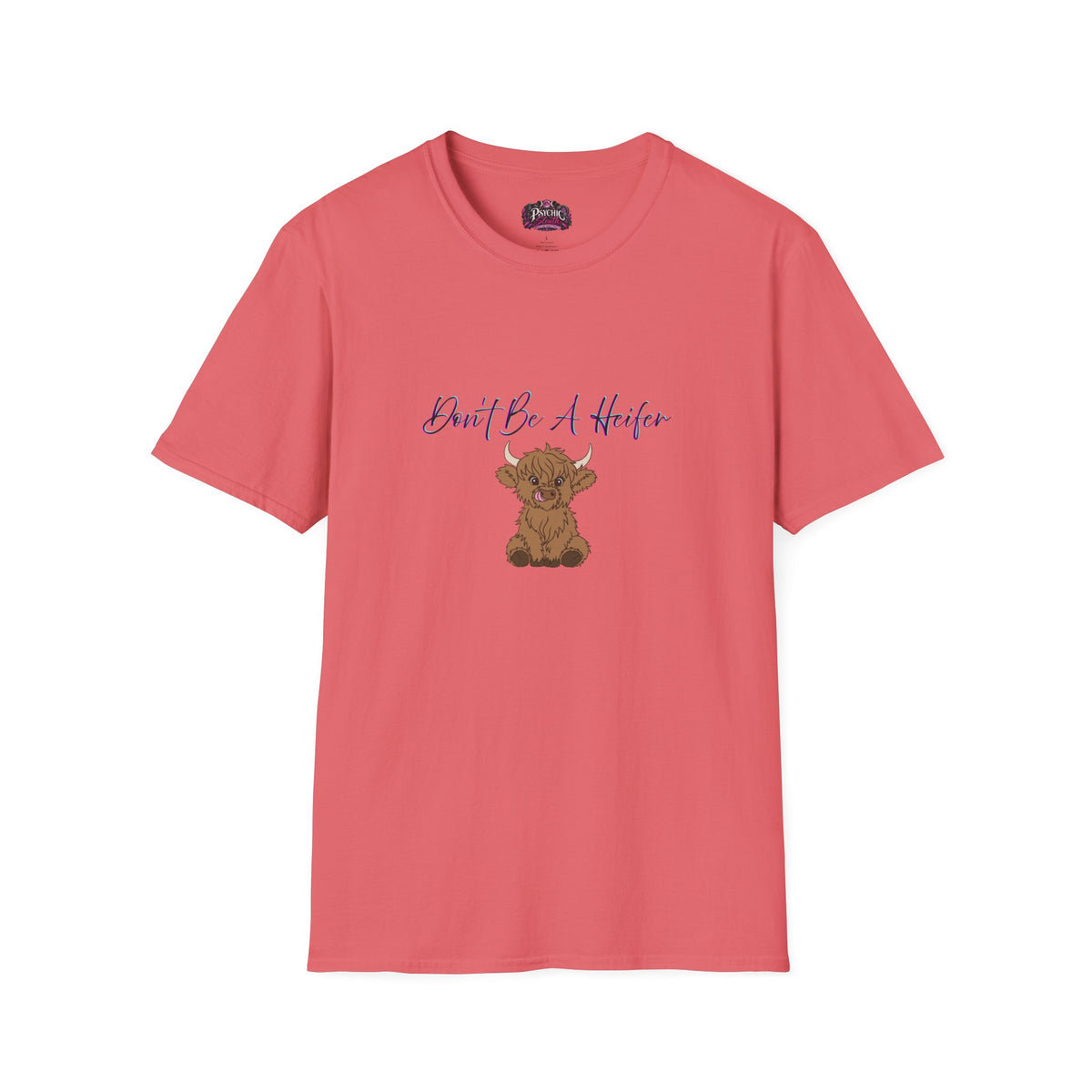 Don't Be A Heifer T-Shirt — Cute Highland Cow Graphic Tee
