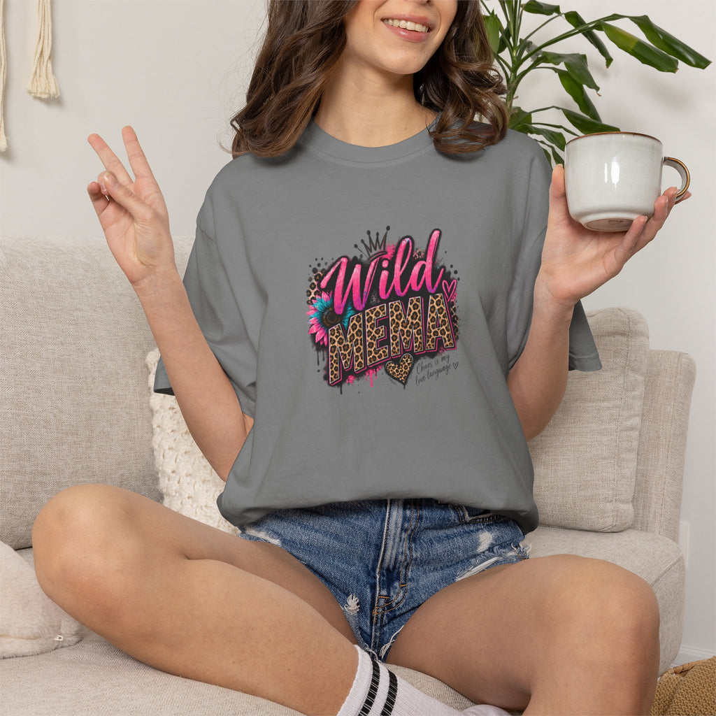 Wild MEMA Leopard Graphic T-Shirt