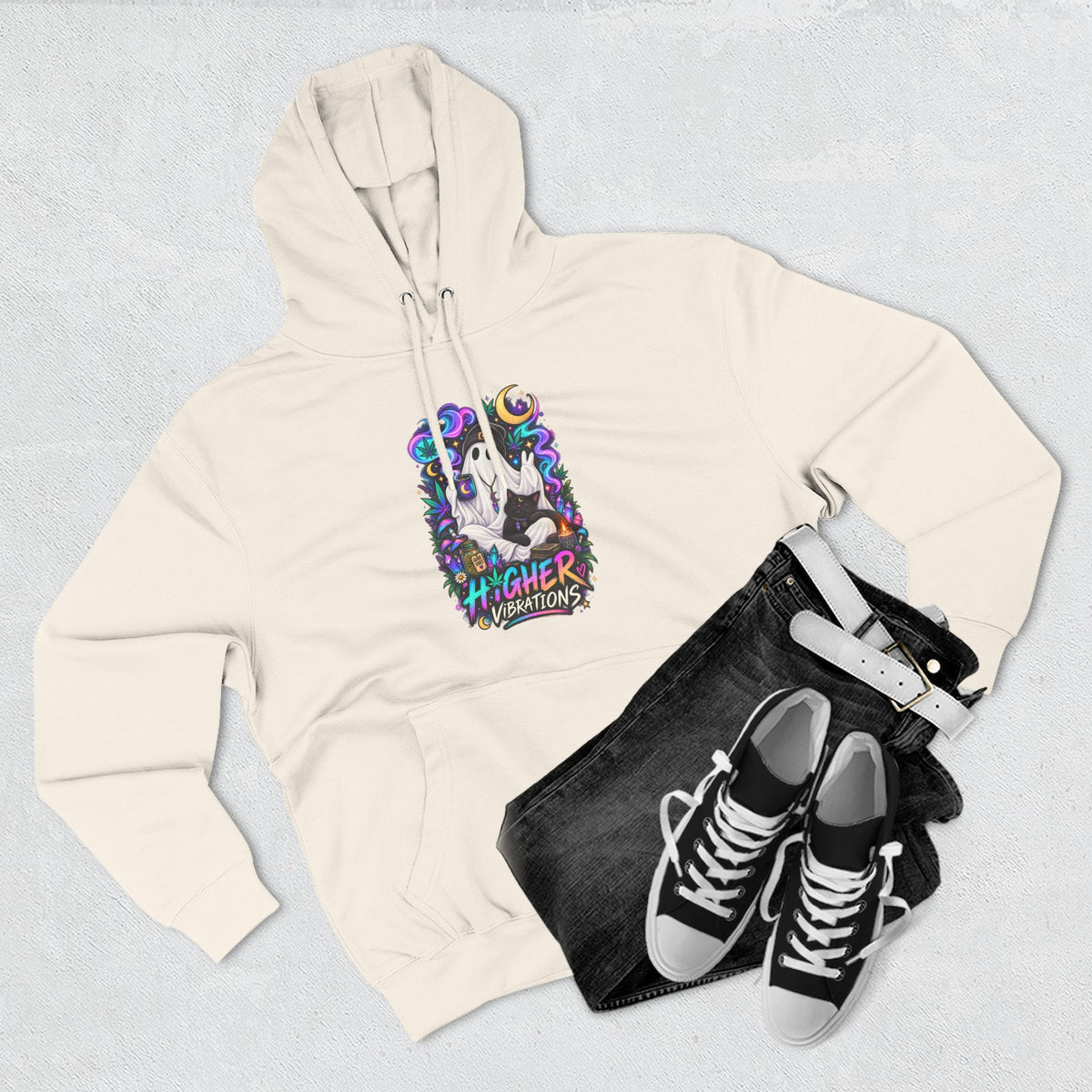 Higher Vibrations Ghost Hoodie