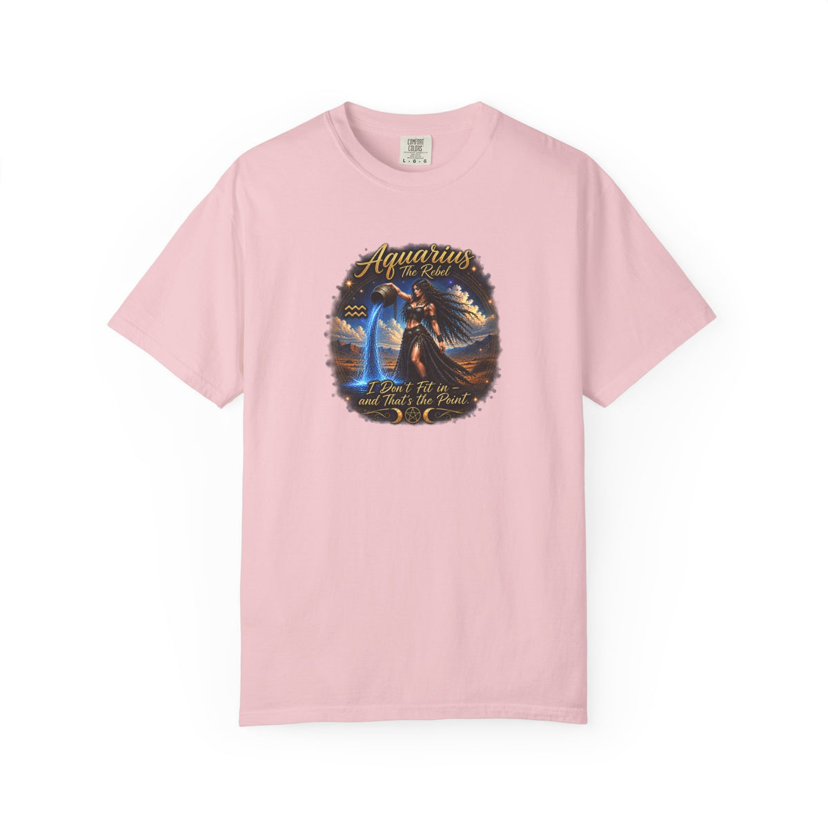 Aquarius "The Rebel" Zodiac T-Shirt – Water Bearer Astrology Tee Zodiac Sign